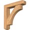 Ekena Millwork Westlake Craftsman Smooth Bracket w/ Offset Brace, Western Red Cedar, 5 1/2"W x 26"D x 26"H BKT0604X26X26WTL04SWR - alternate 1